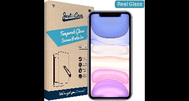 Just in Case screenprotector geschikt voor iPhone 11 - Screenprotector Gehard Glas