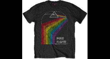 Pink Floyd - Dark Side Of The Moon 1972 Tour Heren T-shirt - L - Zwart