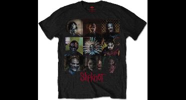 Slipknot - Blocks Heren Tshirt - XXL - Zwart