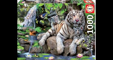 Educa - Puzzel - Bengaalse tijgers - 1000 stukjes - Legpuzzel