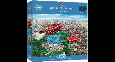 Gibsons - Reds Over London (door Matthew Emeny) - 1000 stukjes 68×49cm (b×h) - Legpuzzel voor volwassenen