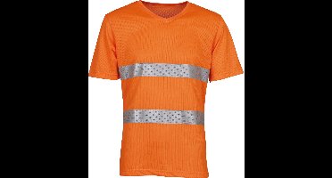 Yoko Top Cool - Hi-Vis T-shirt V-hals YHVJ910 - Hi Vis Orange - L
