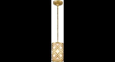 Moderne Hanglamp - Steady Lighting - Metaal - Modern - E27 - L: 17.1cm - Voor Binnen - Woonkamer - Eetkamer - Goud
