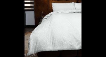 Zydante® Dekbedovertrek Emboss Rainbow 200x220 cm - Zilver Grijs - met 2 Kussenslopen
