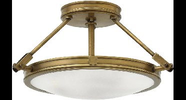 Bohemian Plafondlamp - Steady Lighting - Metaal - Bohemian - E14 - L: 41.7cm - Voor Binnen - Woonkamer - Eetkamer - Brons