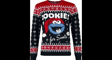 Sesame Street Krümelmonster - Cookies Dames Christmas jumper - meerkleurig - XL