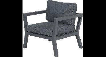 Garden Impressions - Colorado loungestoel - aluminium - grijs
