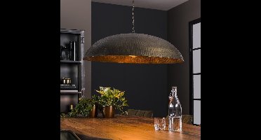 Giga Meubel Hanglamp - Brons Antiek Metaal - 1-LichtsØ90x150cm