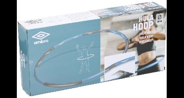 Umbro Hoelahoep met Gewicht - Fitness Materiaal - 890 GR - 95 CM - Grijs/ Blauw