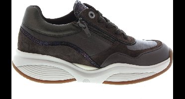 Dames Veterschoenen Xsensible Swx11 Darkbrown Combi Hx Donkerbruin - Maat 37