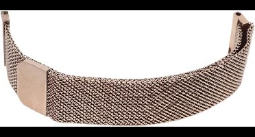 Verstelbare Magnetische Mesh Horlogeband 22mm Roestvrij voor Mannen en Vrouwen, Geschikt voor Smartwatches en Sporthorloges