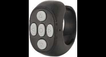 Bluetooth Control Page Turner - Fingertip Page Turner - Multifunctionele Afstandsbediening - Zwart - Geschikt voor Foto's en Video's - 10...