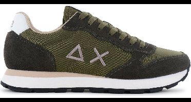 SUN68 Tom Solid - Heren Sneakers Schoenen Groen Z36101-19 , Maat: EU 44