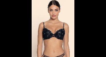 Lise Charmel Cuir Sexy Couture Push-up BH Noir Argent Zwart 85 C