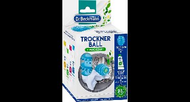 Dr. Beckmann Drogerbal + Wasgeur 50ml - Wasbol - Wasdrogerbal - Droogbal voor Wasdrogers - Droogkasten - Herbruikbaar - Vegan - Milieuvriendelijk - Gemaakt van Siliconen