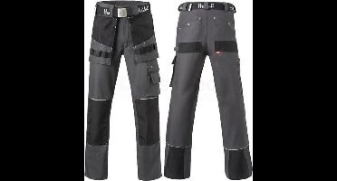 HaVeP Worker.pro 8730 Werkbroek - Maat 52 - Grijs