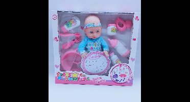 TOM Funny Sweetums Pop Blauw – 25 cm met 8 Accessoires – Fantasie Speelgoed voor Kinderen Vanaf 3 Jaar