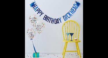 Kit ‘Happy Birthday Dickhead’ - Blauw