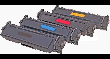 Set 4x ABC huismerk toner geschikt voor Canon 046H 046 voor I-Sensys LBP-650 Series LBP-653cdw LBP-654cdw LBP-654cx MF-730 MF-731cdw MF-732cdw MF-733cdw MF-734cdw MF-735cdw MF-735cdwt MF-735cx