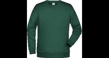 James And Nicholson Heren Basis Sweatshirt (Donkergroen)