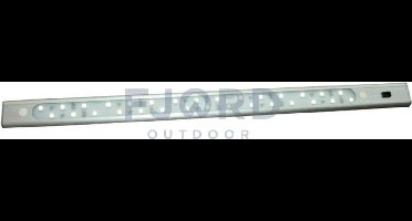 30 LED Bar 50cm alu, Wit 4100K,  sensor schak.