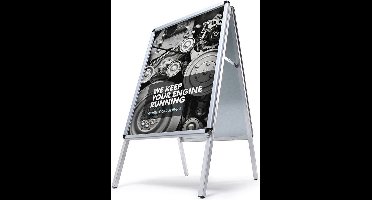 A-Board 70 X 100 cm Ronde Hoeken 32 mm Weersbestendig - Syna ZP70X100R32MEWR