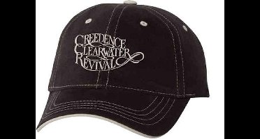 Creedence Clearwater Revival - Logo Baseball pet - Zwart