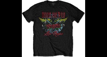 Aerosmith - Deuces Are Wild, Vegas Heren T-shirt - M - Zwart