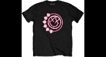 Blink182 - Six Arrow Smile Heren T-shirt - M - Zwart