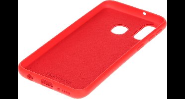 Mobiparts hoesje geschikt voor de Samsung Galaxy A40 - Siliconen - Rood