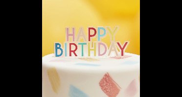 Happy Birthday Acryl Rainbow