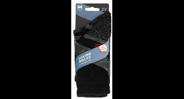 Xtreme Hiking Sokken Wol - Wandelsokken Merinowol - 2 paar - Multi Black - Maat 39/42