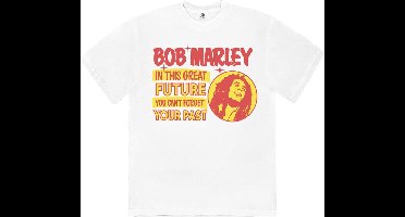 Bob Marley - This Great Future Heren T-shirt - S - Wit