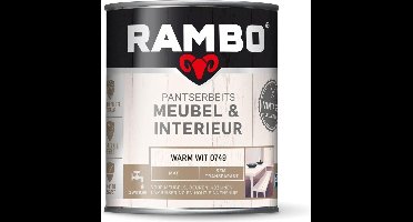 Rambo Pantserbeits Meubel&interieur Mat Warm Wit 0749-0,75 Ltr
