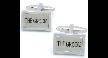 Manchetknopen - The Groom Bruidegom Bruiloft Rechthoekig