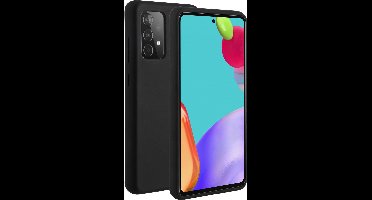 BeHello Samsung Galaxy A52 / A52s Liquid Siliconen Hoesje - Zwart