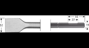 Rotec SPADEBEITEL 19/US 60X450 ZESKANT