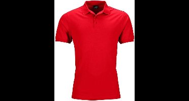 James and Nicholson Heren Elastisch Piqué Poloshirt (Rood)