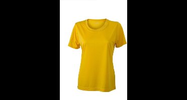 James and Nicholson Vrouwen/dames Actieve Tee (Geel)