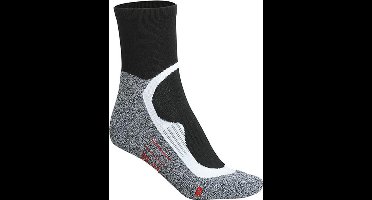 James and Nicholson Unisex Korte Sport Sokken (Zwart)