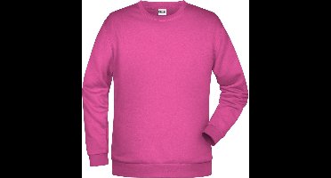 James And Nicholson Heren Basis Sweatshirt (Roze)