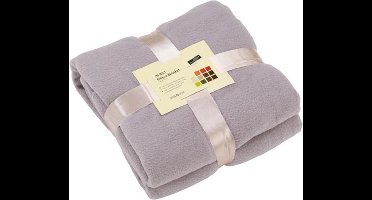 James and Nicholson Luxe Fleece Deken (Zilver)