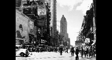 Kunstdruk Liby - New York, 42nd Street 80x60cm