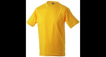 James and Nicholson - Unisex Medium T-Shirt met Ronde Hals (Goud)