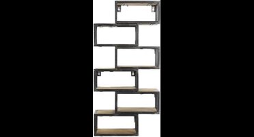 Rek zig-zag Hoogstede S zwart - L29,5B10H60,5CM