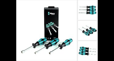 Wera 05134275001 zeskantdopsleutelset - 3 delig