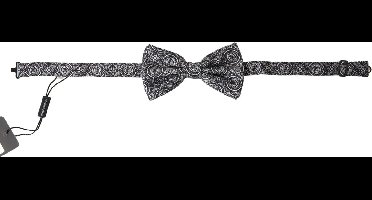Patterned Bow Tie: Adjustable and Comfortable - Blackwhite