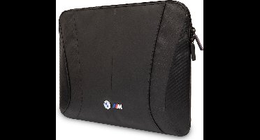 BMW sleeve geschikt voor MacBook Air 13'' (M2/M3)/MacBook Pro/MacBook Pro/MacBook/MacBook/MacBook Pro/MacBook - Zwart - Kunstleer