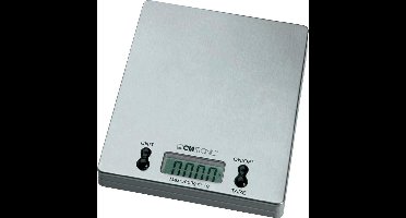 Clatronic KW 3367 - Keukenweegschaal - Digitaal Weegbereik (max.): 5 kg - RVS