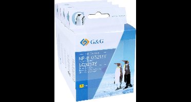 5-delige G&G LC3213 inktpatronen set geschikt voor Brother - Inktcartridge multipack - 2x Zwart - Cyaan - Magenta - Geel